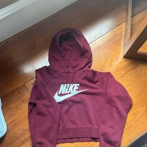 Nike cropped hoodie